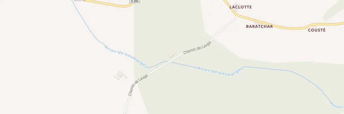 Plan du 8 Che de Lauga à Oraàs