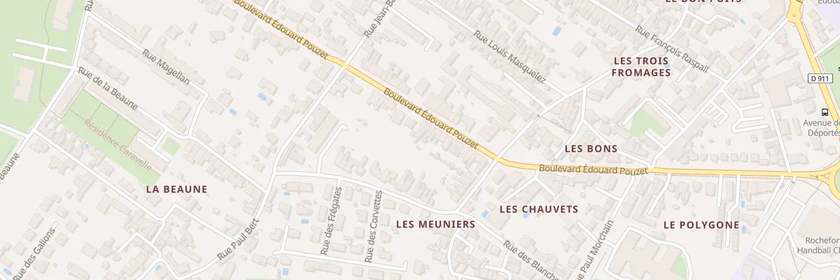 Plan du 58 Bd Edouard Pouzet à Rochefort
