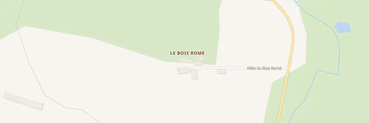 Plan du 6 Le Bois Romé au Bourgneuf-la-Forêt