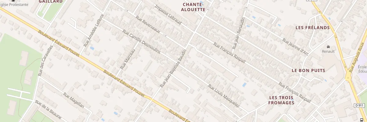 Plan du 58 Rue Baudin à Rochefort