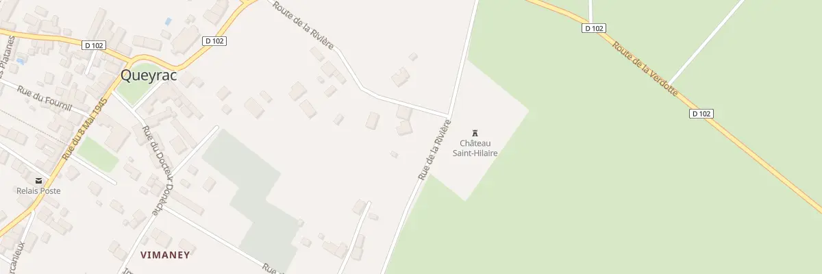 Plan du 9 Rue de la Rivière à Queyrac