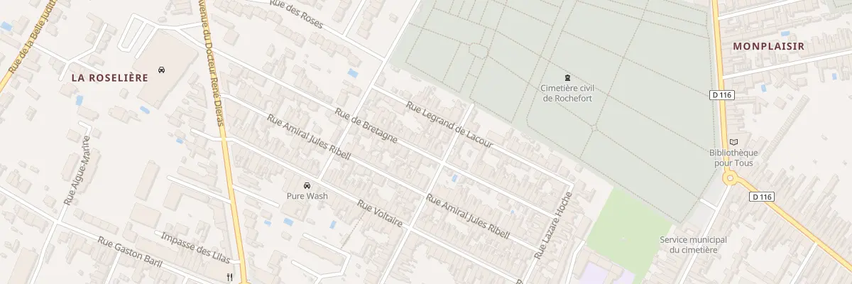 Plan du 33 Rue de Bretagne à Rochefort