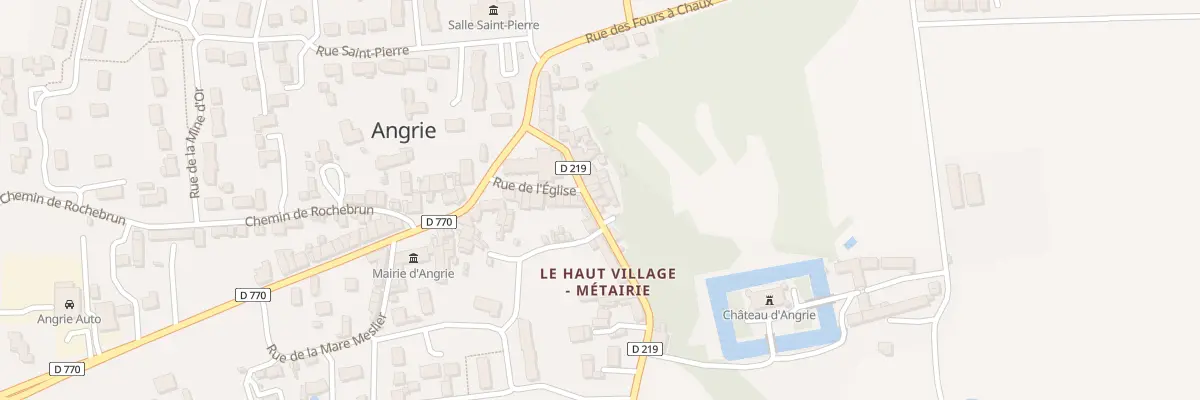 Plan du 25 Rue du vieux bourg à Angrie