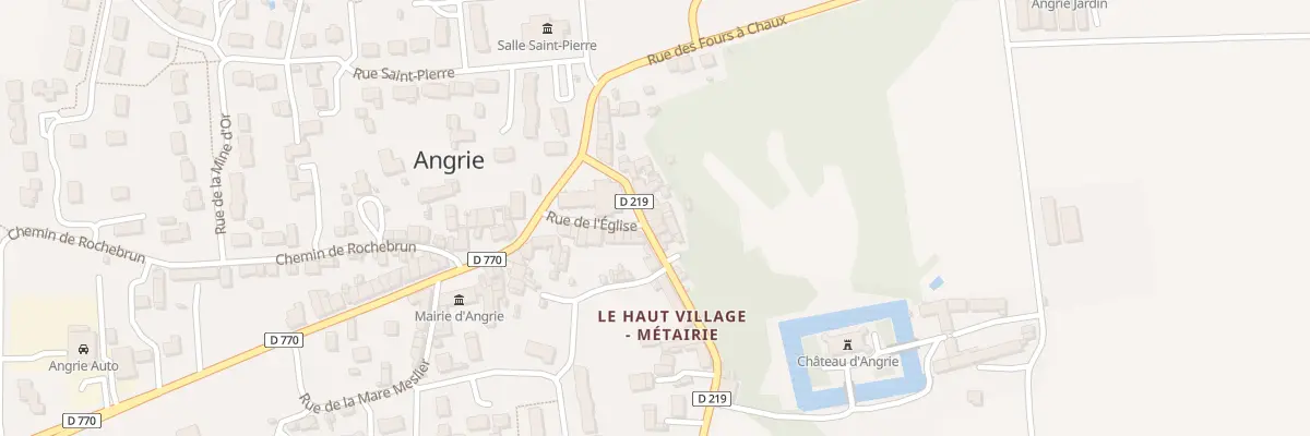 Plan du 21 Rue du vieux bourg à Angrie
