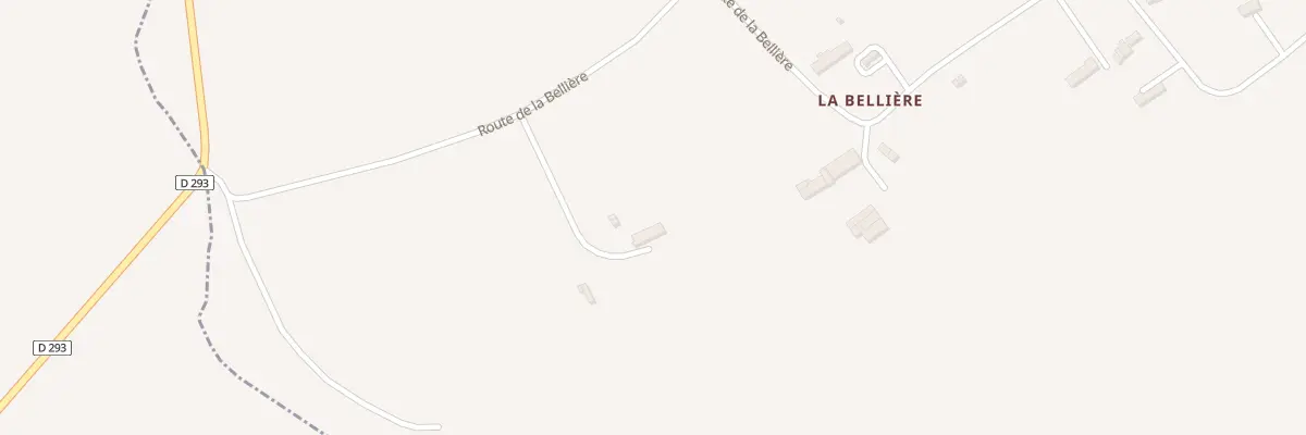 Plan du 252 Rte de la Bellière à Landelles-et-Coupigny