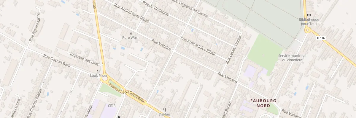Plan du 98B Rue Voltaire à Rochefort