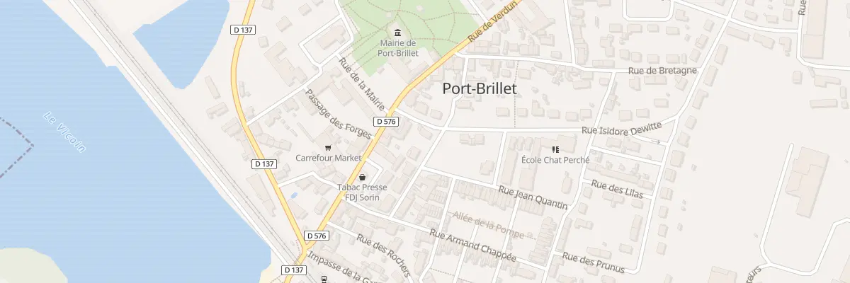 Plan du 11 Rue de l’Ancienne Poste à Port-Brillet