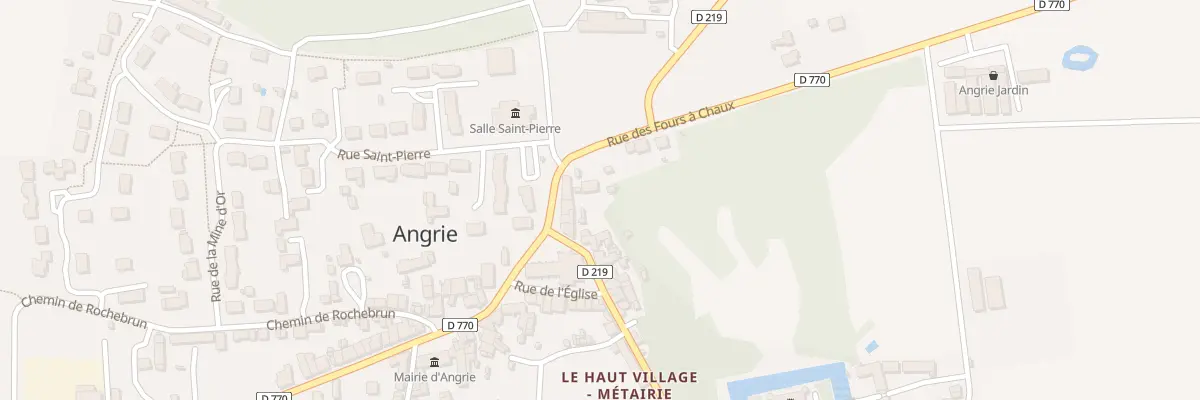 Plan du 2 Rue des fours à chaux à Angrie