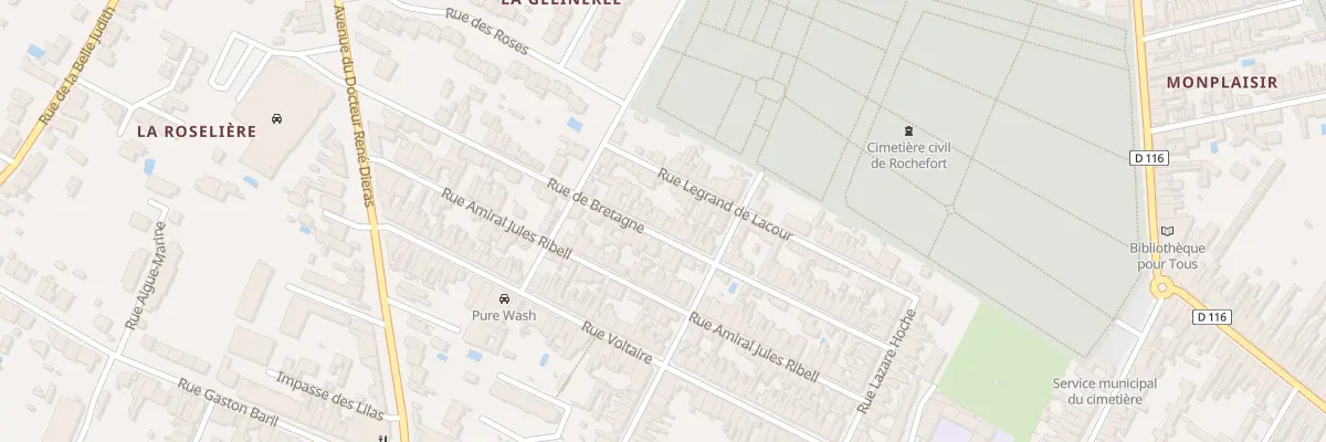 Plan du 39 Rue de Bretagne à Rochefort