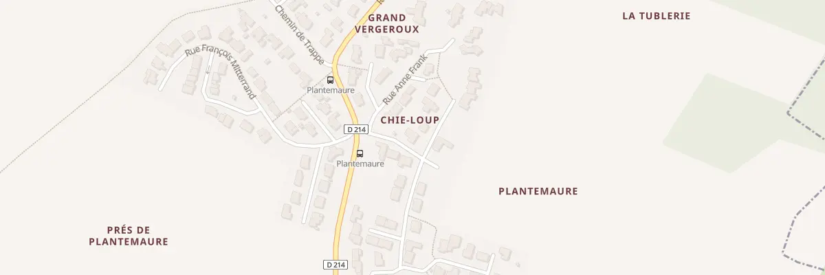 Plan du 1 Rue Yolande Moinier à Vergeroux