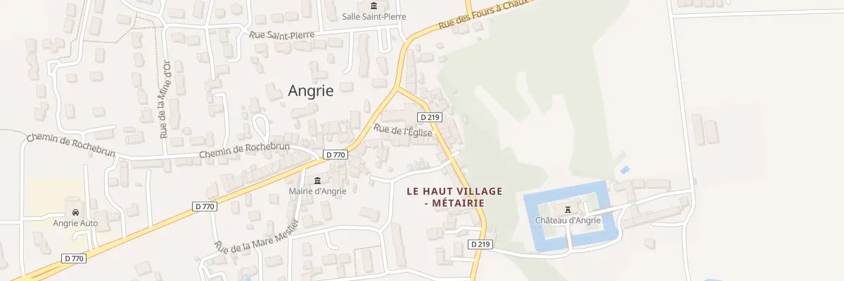 Plan du 14 Rue de l’eglise à Angrie