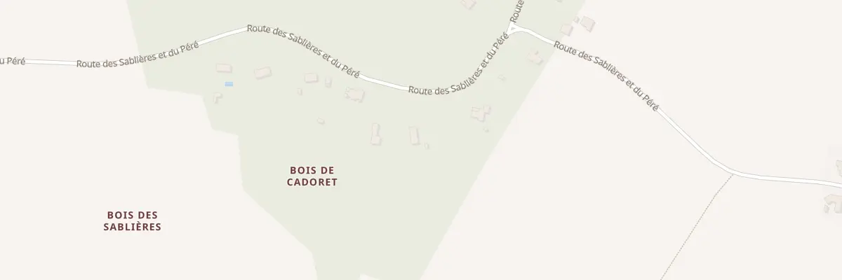 Plan du 14 Rte des Sablières et du Péré à Breuil-Magné