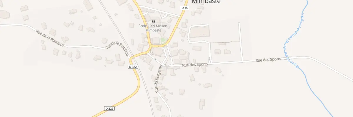 Plan du 120 Pl de l’Eglise à Mimbaste