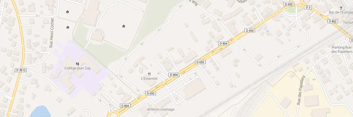 Plan du 57B Av de la Côte d’Argent à Biganos