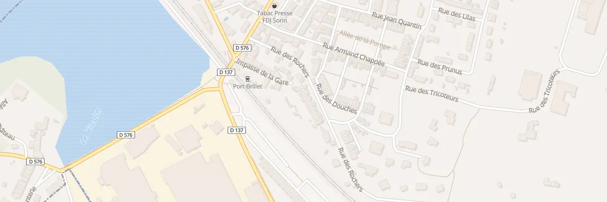 Plan du 15 Rue des Rochers à Port-Brillet