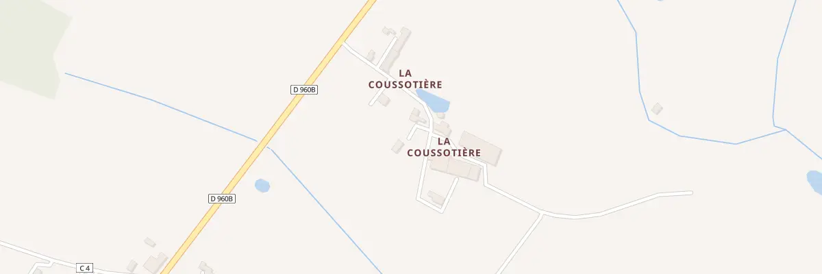 Plan du 4 La Coussotière à Saint-Prouant
