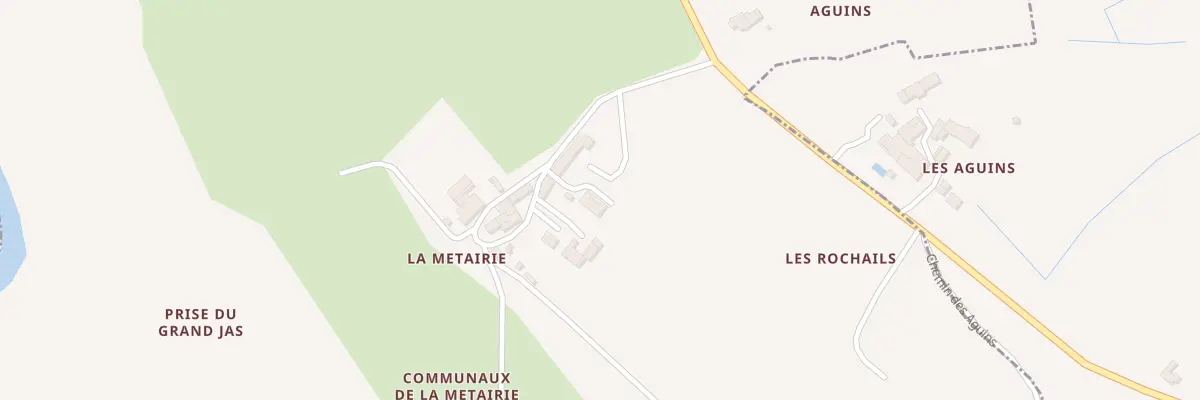 Plan du 9000 La Metairie à L’Éguille