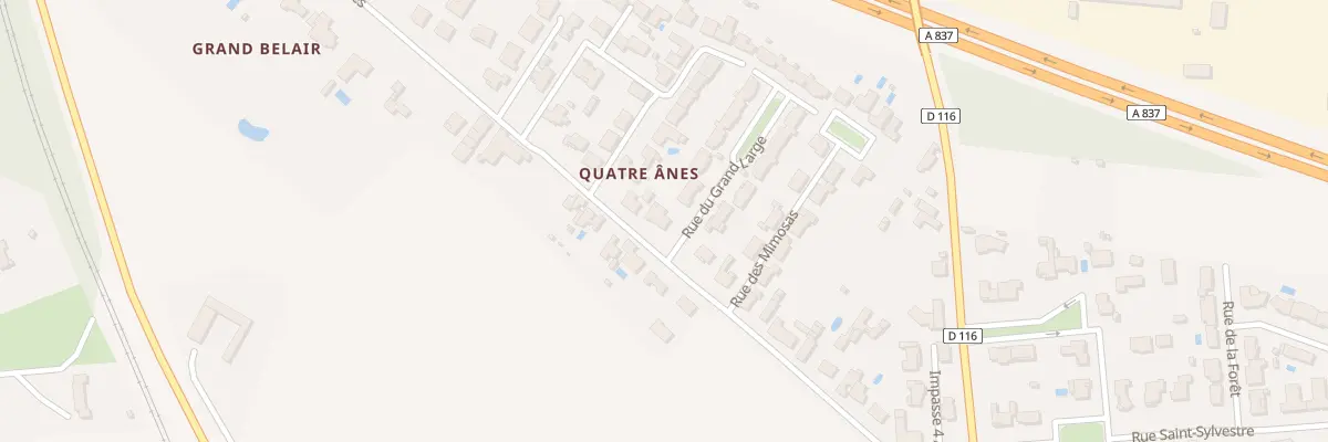 Plan du 38 Rue de Quatre Anes à Rochefort