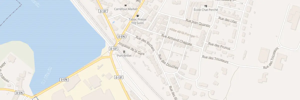 Plan du 5 Rue des Rochers à Port-Brillet