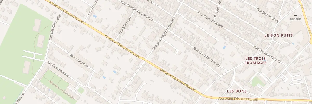 Plan du 70 Rue Baudin à Rochefort