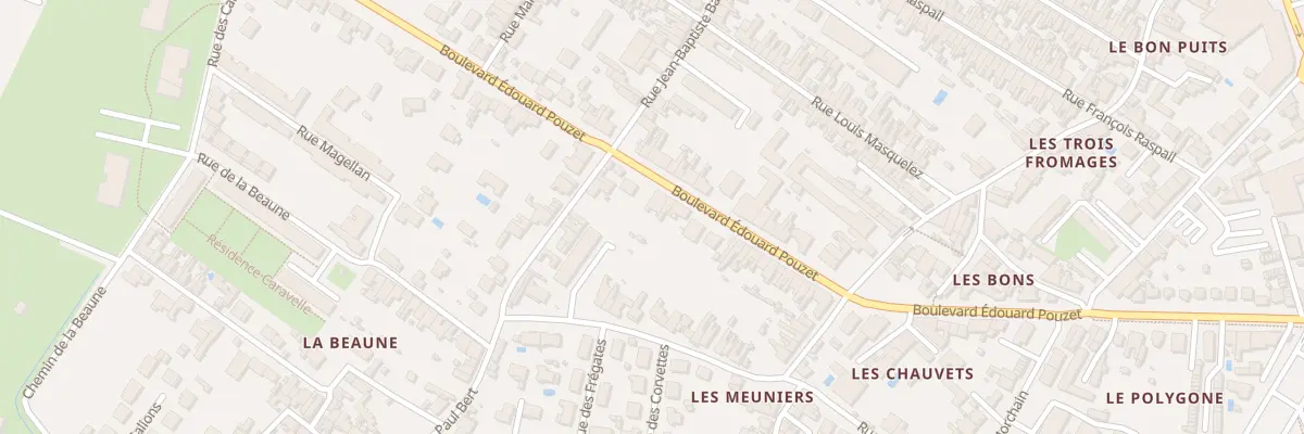 Plan du 72 Bd Edouard Pouzet à Rochefort
