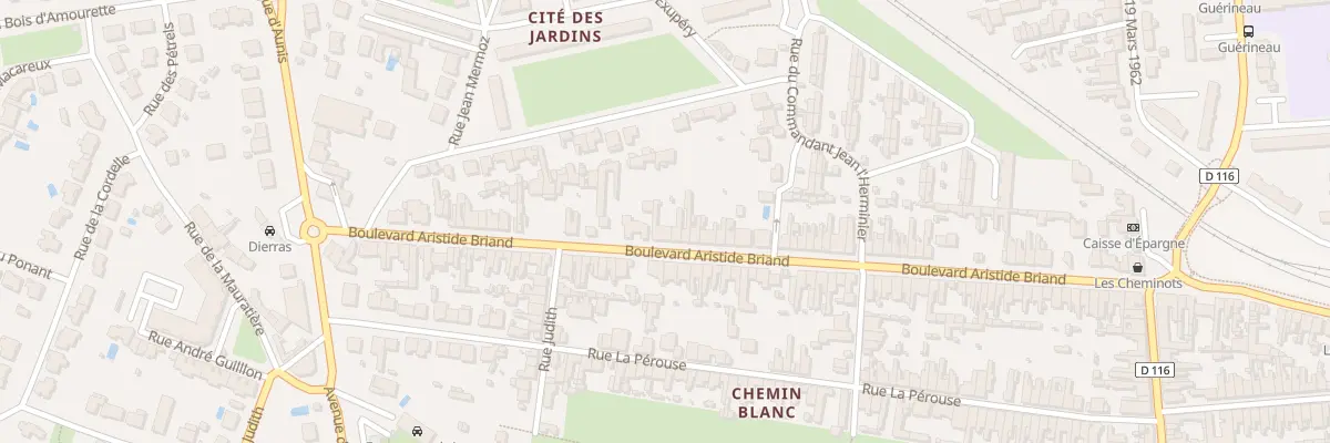 Plan du 81 Bd Aristide Briand à Rochefort
