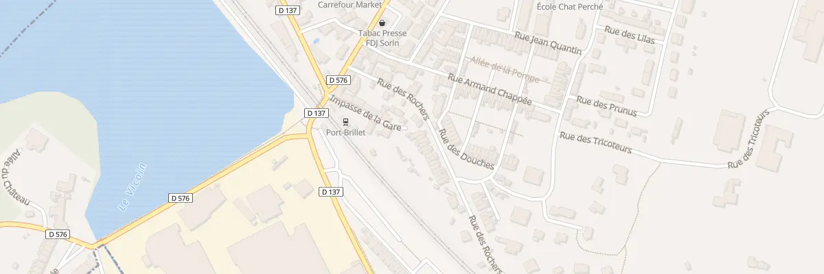 Plan du 7 Rue des Rochers à Port-Brillet