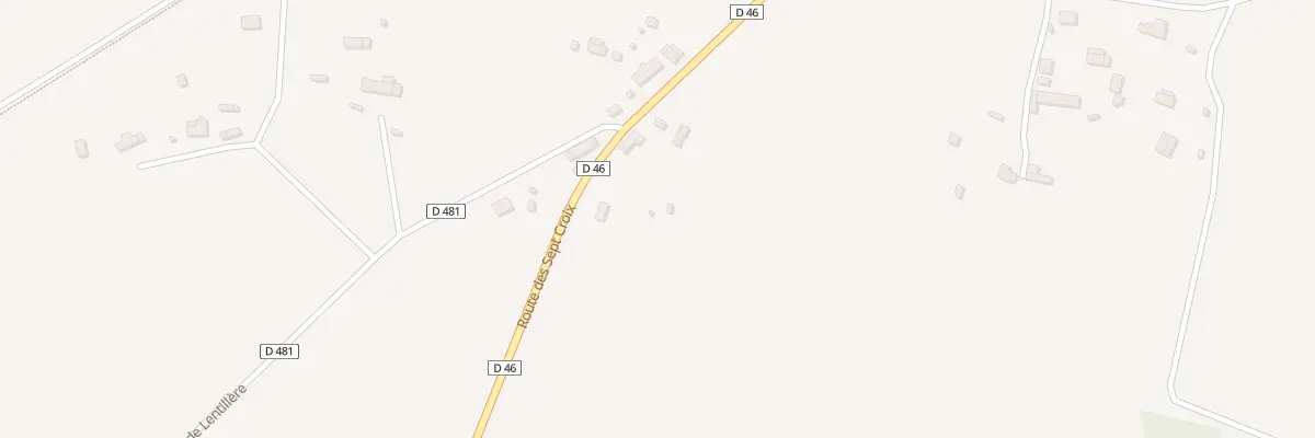 Plan du 33 Rte des Sept Croix - Romagny à Romagny Fontenay