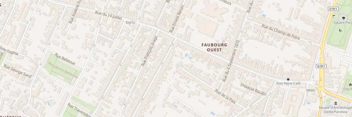 Plan du 6 Rue Lefevre à Rochefort