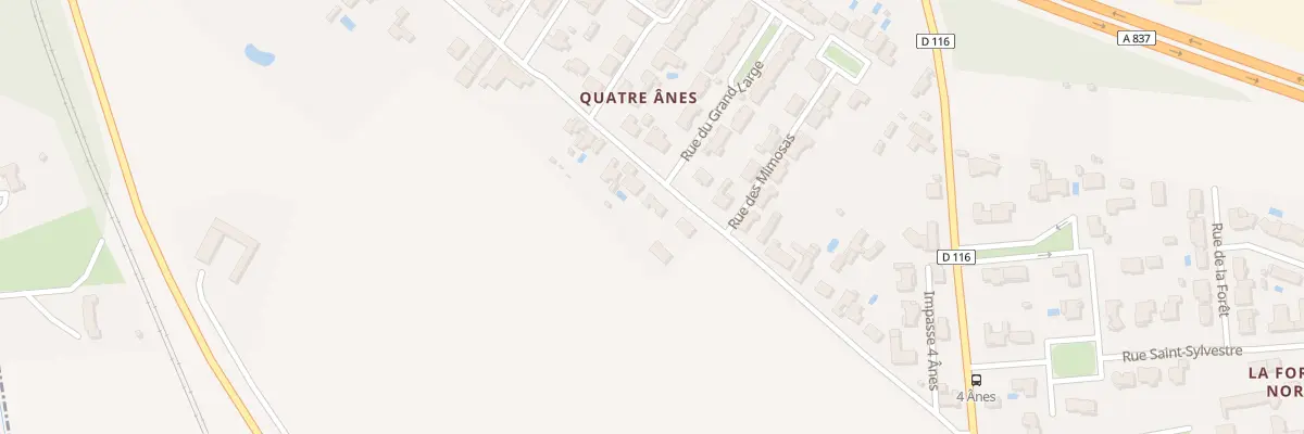 Plan du 35 Rue de Quatre Anes à Rochefort