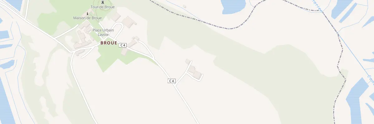 Plan du 3 Broue à Saint-Sornin