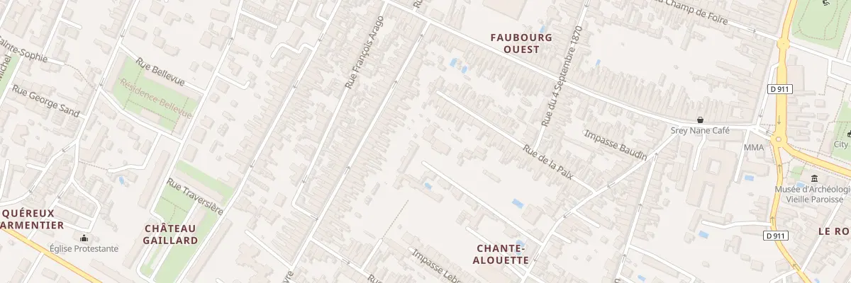 Plan du 11B Imp Chante Alouette à Rochefort