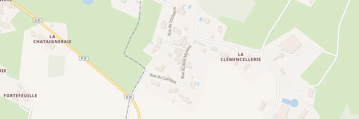Plan du 5 Rue du carribot à La Jaudonnière