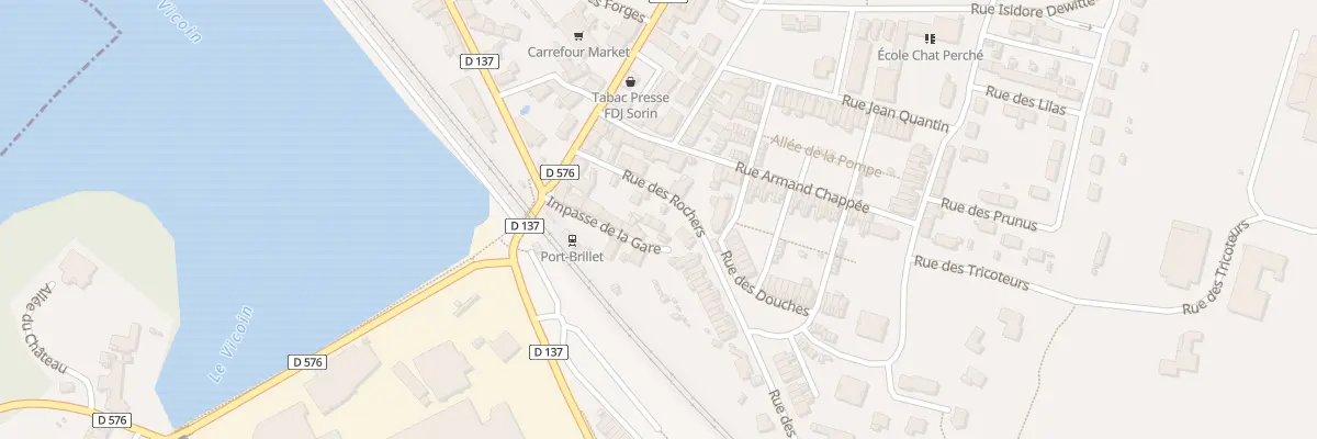Plan du 3B Rue des Rochers à Port-Brillet