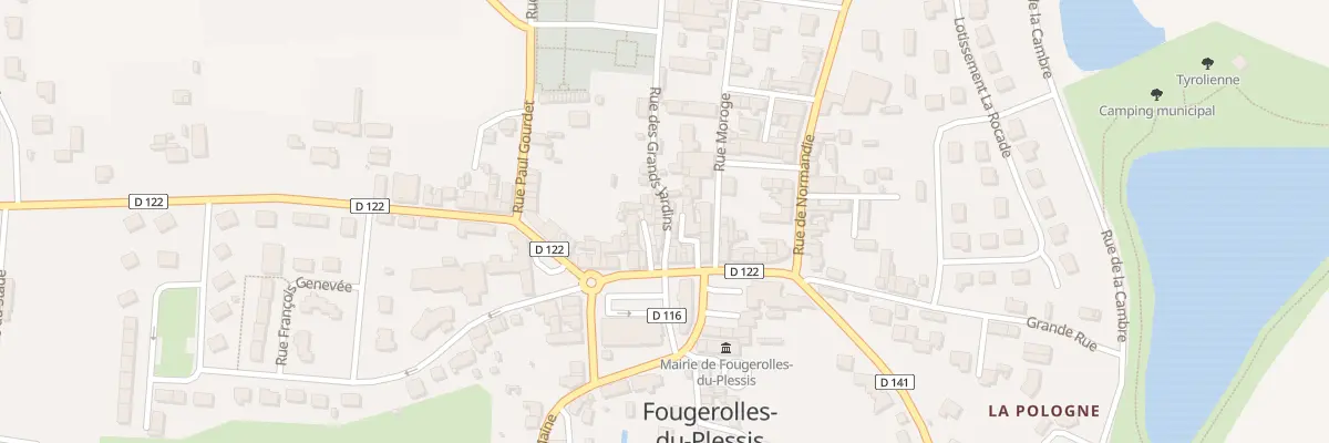 Plan du 1 Rue des Grands Jardins à Cuillé