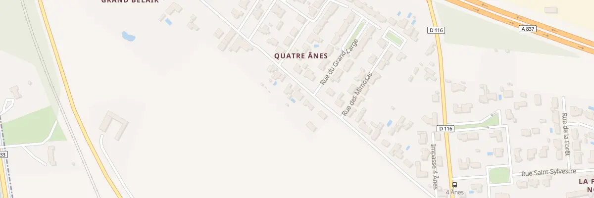 Plan du 39 Rue de Quatre Anes à Rochefort