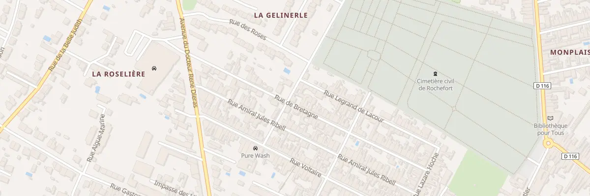 Plan du 53 Rue de Bretagne à Rochefort
