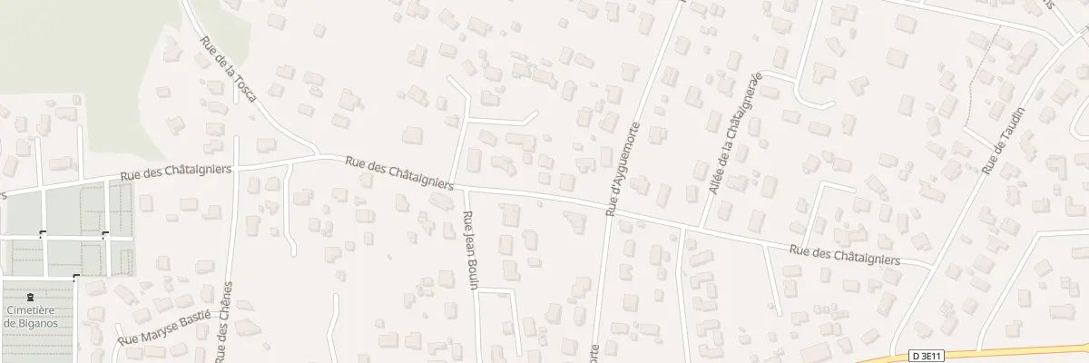 Plan du 47B Rue des Châtaigniers à Biganos