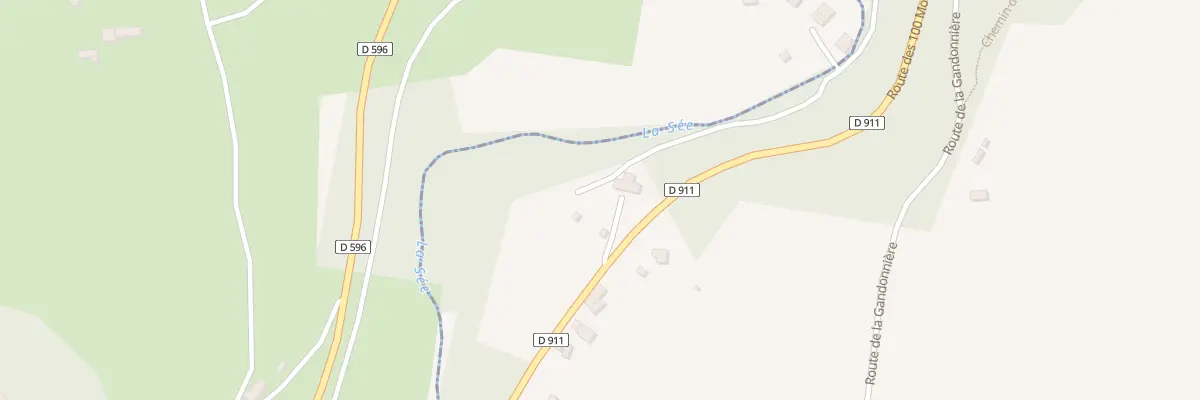 Plan du 1 La Fosse Marie à Brouains