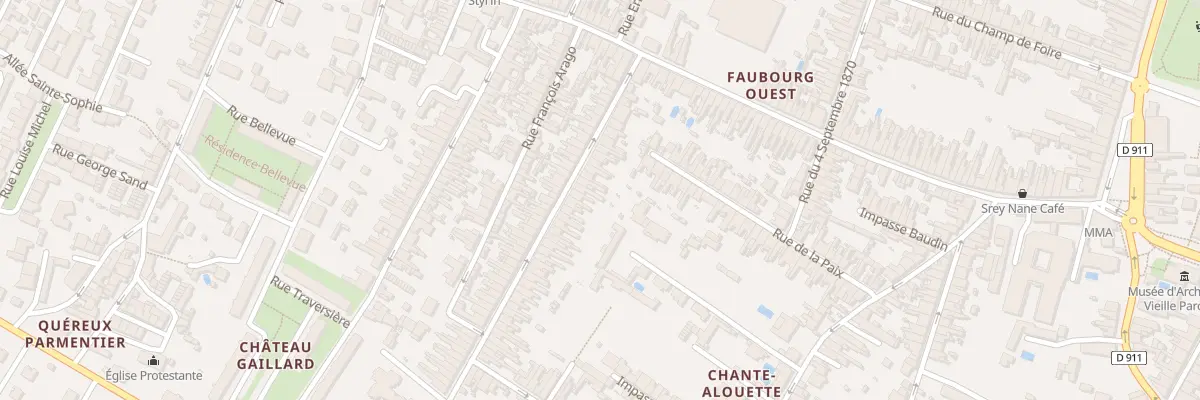 Plan du 26 Rue Lefevre à Rochefort