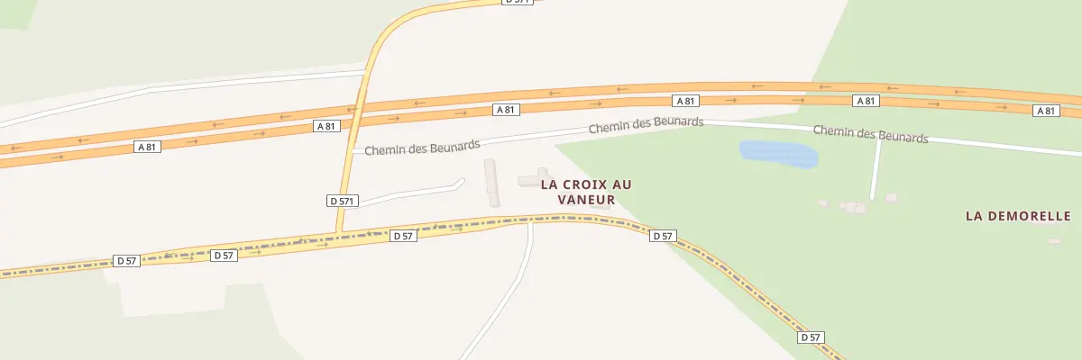 Plan du 4 La Croix au Vaneur à La Brûlatte