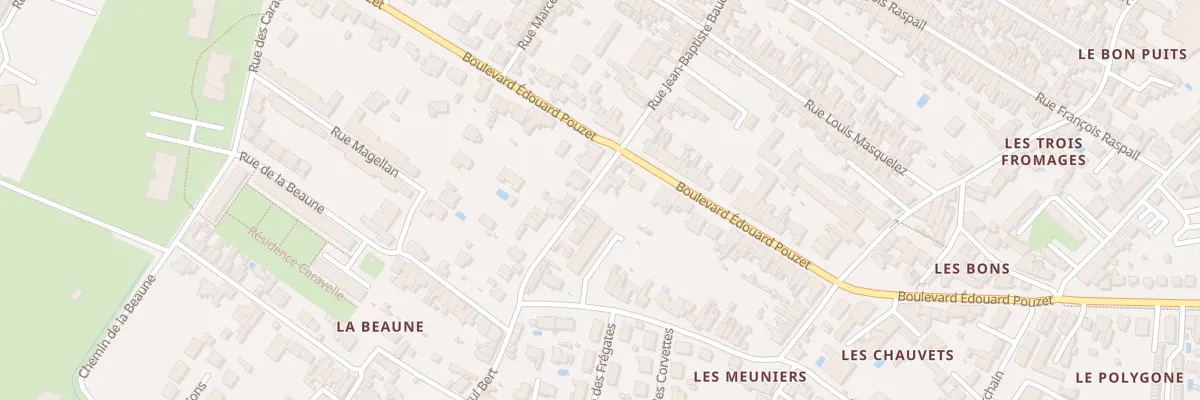 Plan du 76 Rue Baudin à Rochefort
