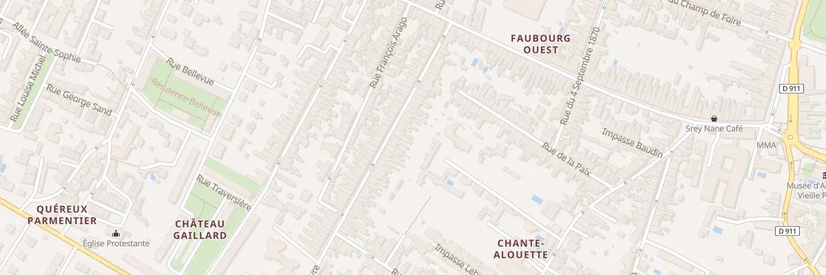 Plan du 32 Rue Lefevre à Rochefort