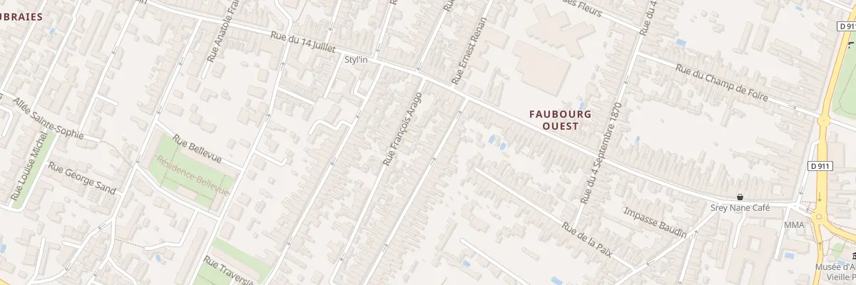 Plan du 13 Rue Lefevre à Rochefort