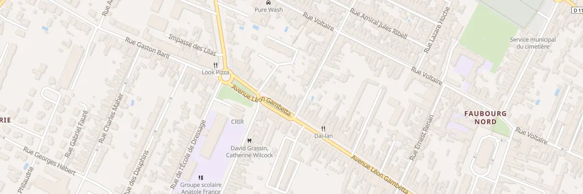 Plan du 121T Av Gambetta à Rochefort