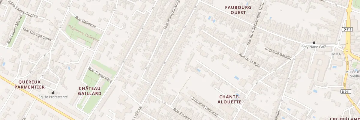Plan du 40 Rue Lefevre à Rochefort