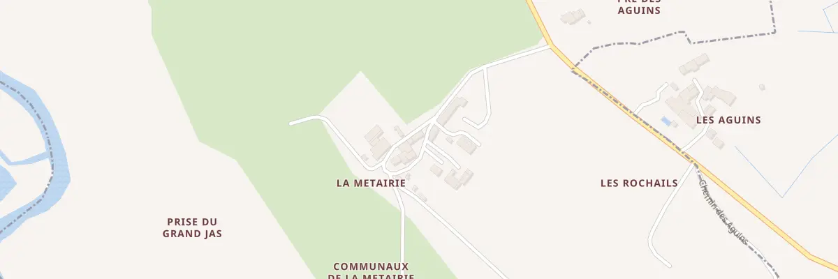 Plan du 7 La Metairie à L’Éguille