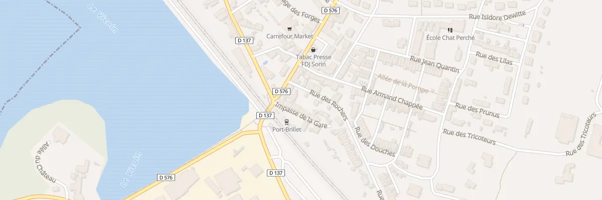 Plan du 1B Rue des Rochers à Port-Brillet