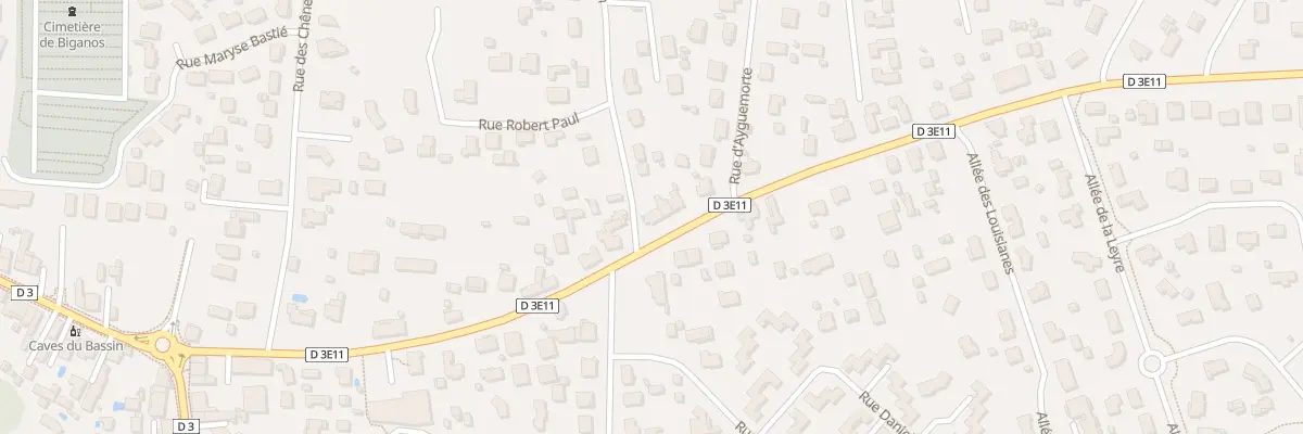 Plan du 27 Rue Georges Clémenceau à Biganos