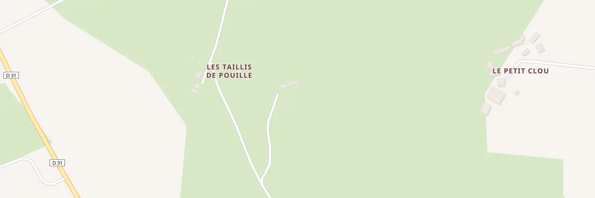 Plan du 2 Le Taillis de Pouille à Montaudin